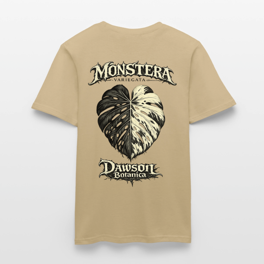 T-shirt monstera variegata - beige sable