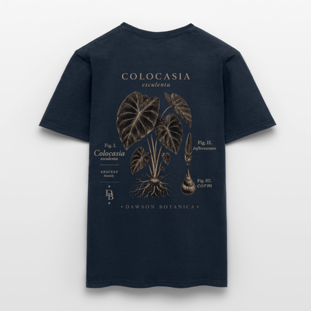 T-shirt Botanique Colocasia esculenta - marine