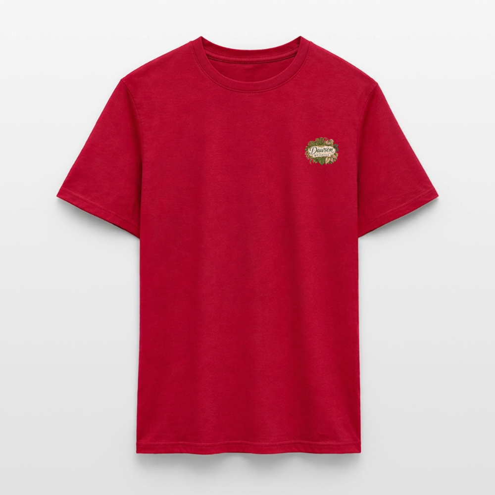 T-shirt Botanique Colocasia esculenta - rouge