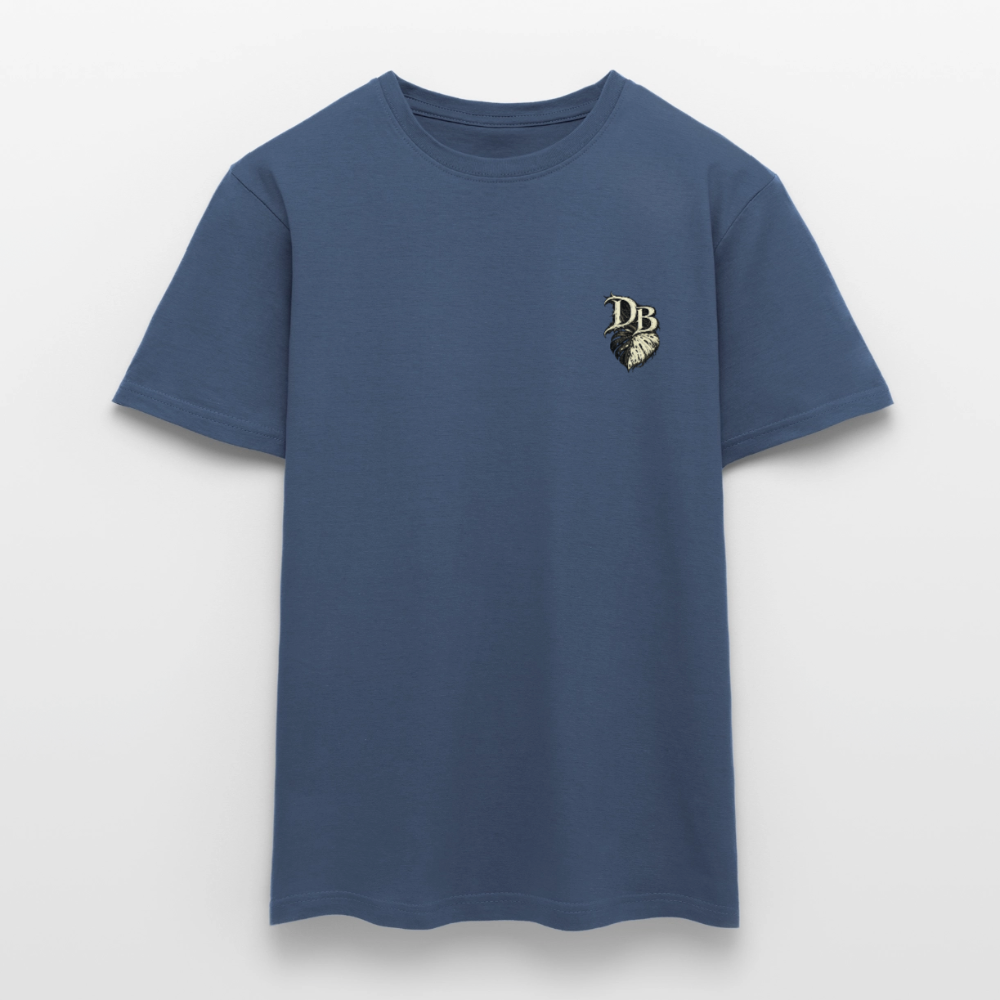 T-shirt monstera variegata - denim foncé