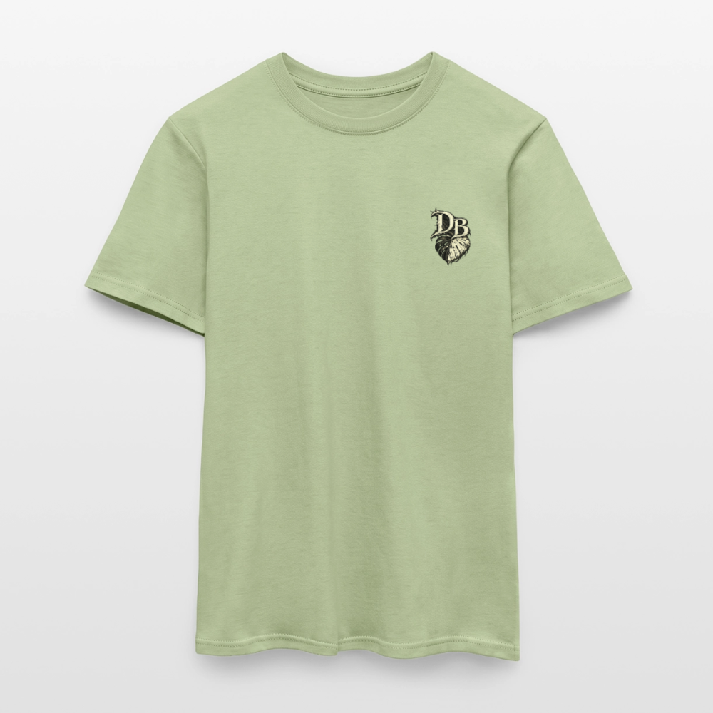 T-shirt monstera variegata - vert sauge