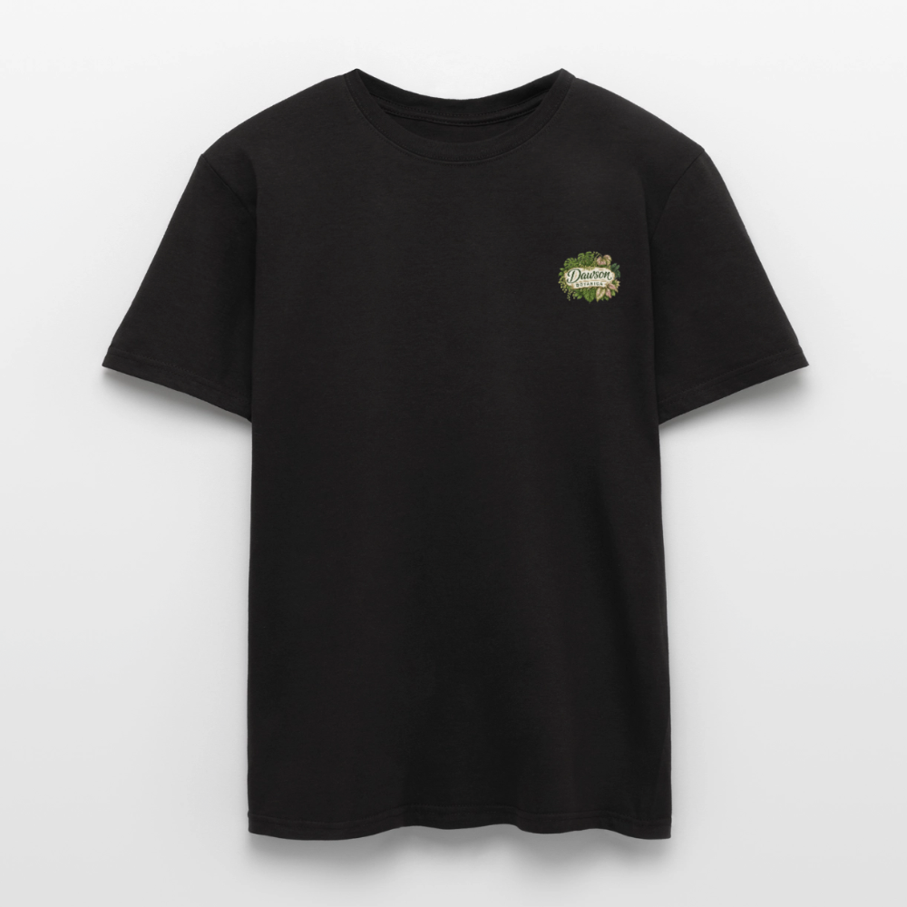 T-shirt Botanique Colocasia esculenta - noir