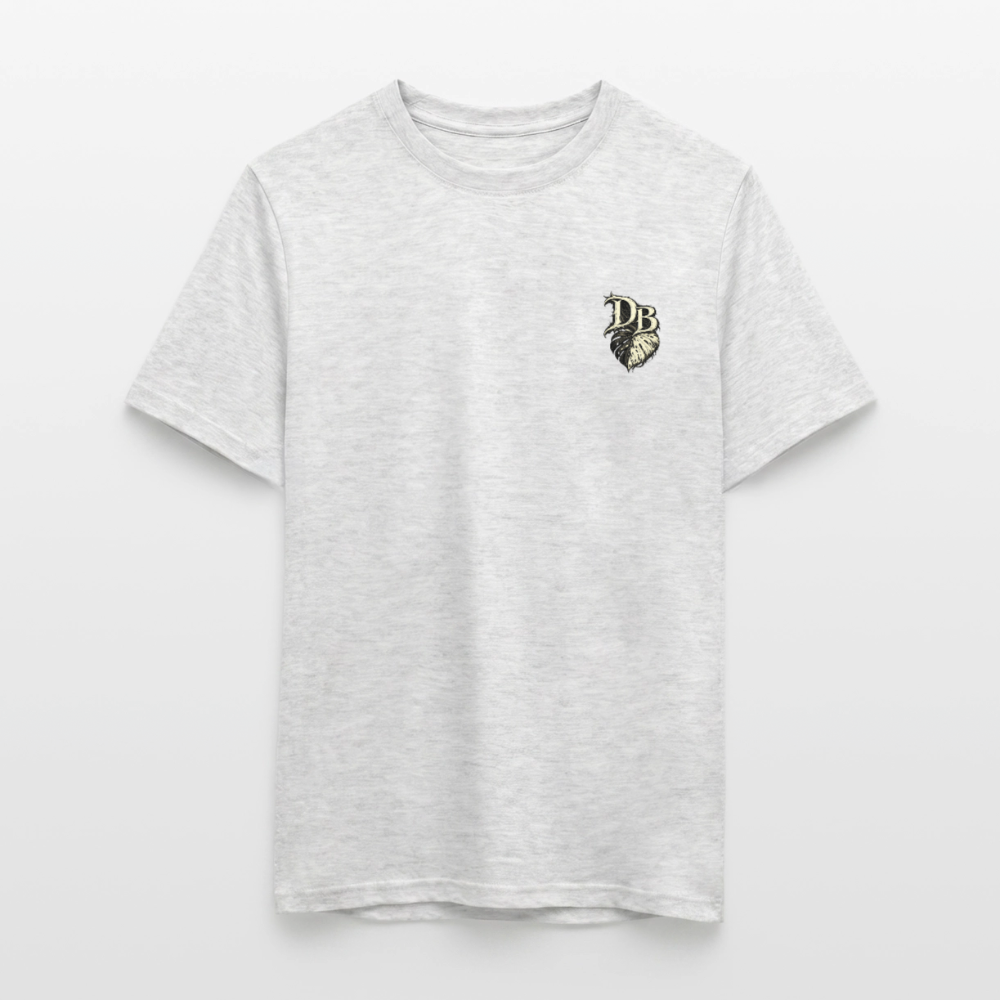 T-shirt monstera variegata - gris chiné