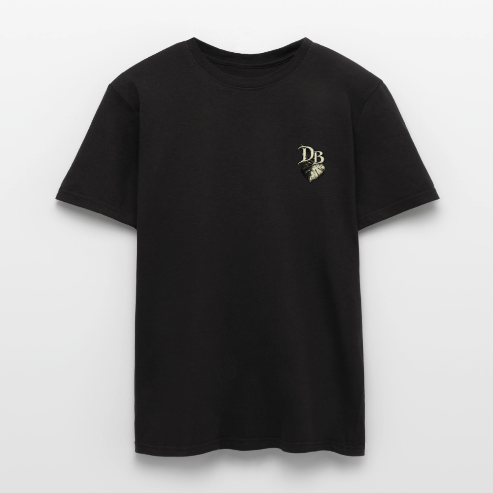 T-shirt monstera variegata - noir