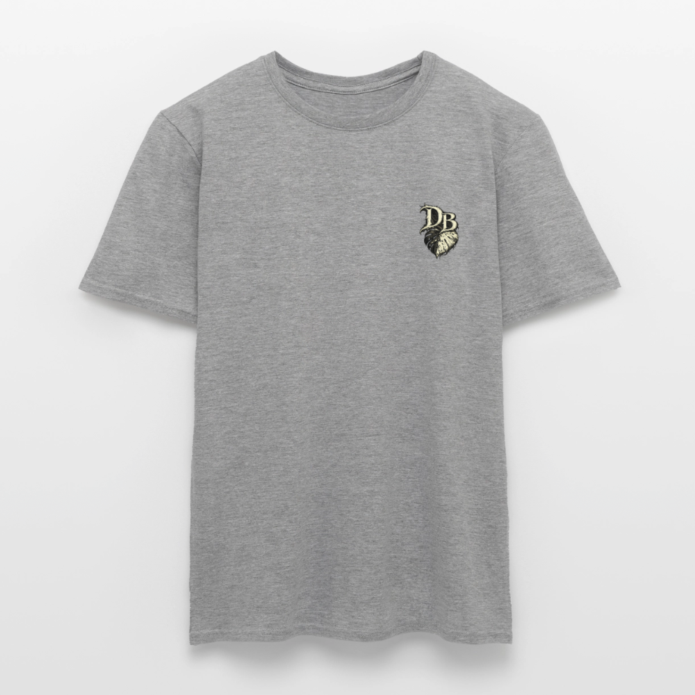 T-shirt monstera variegata - graphite chiné